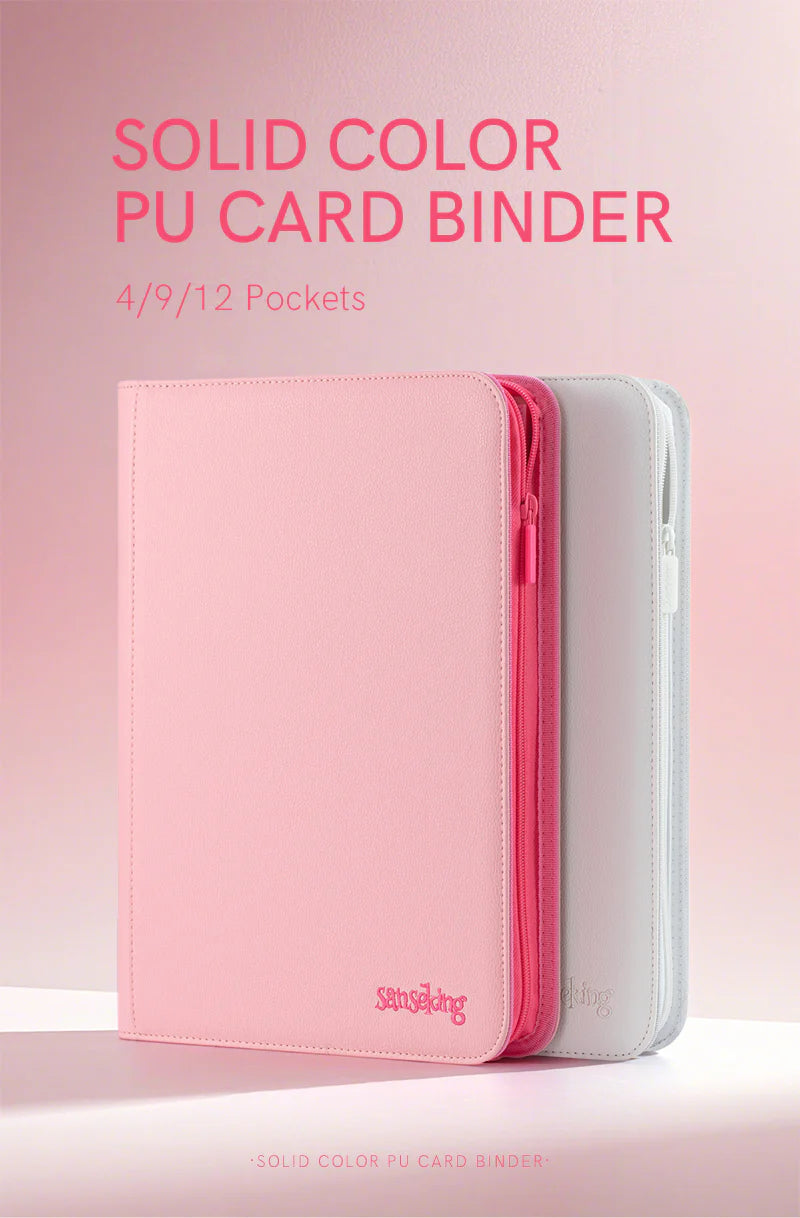 * PREORDER * Sanseking White on White Binder 9 pocket