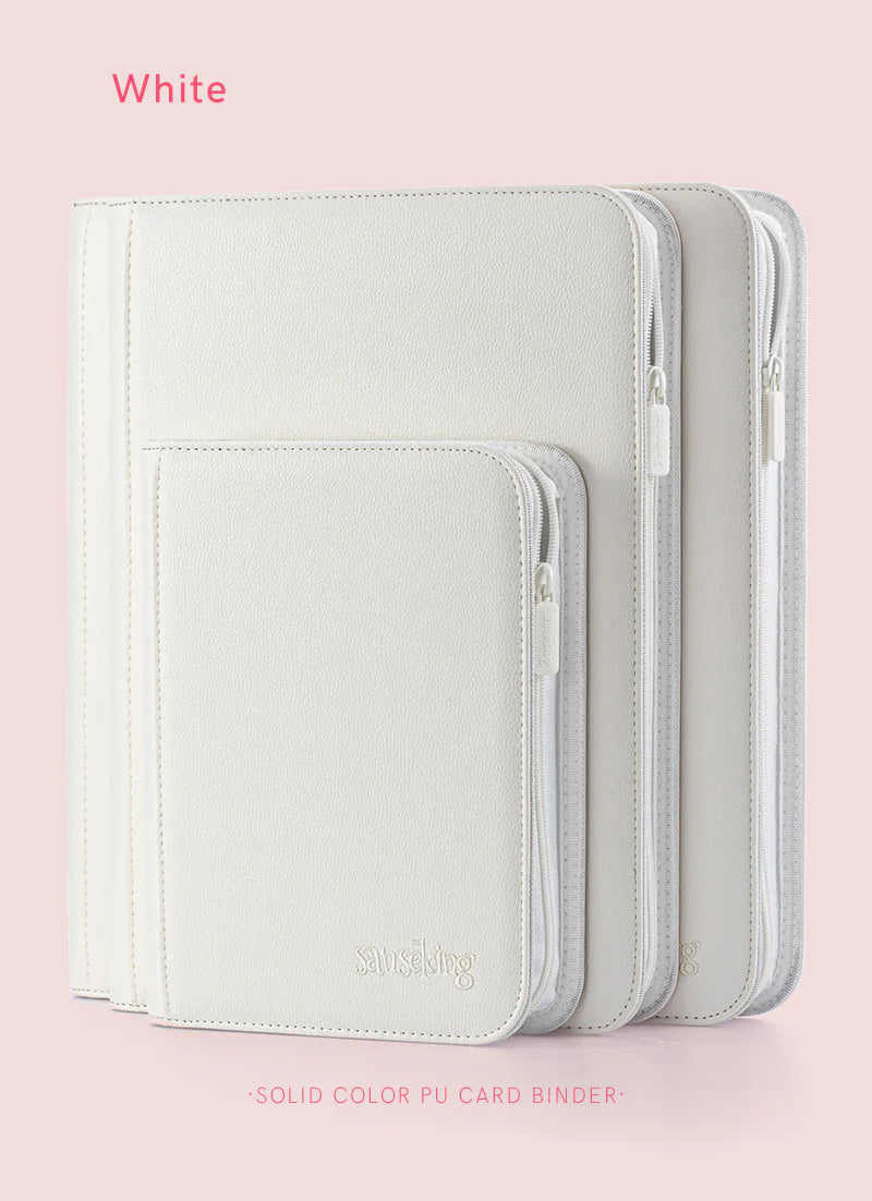 * PREORDER * Sanseking White on White Binder 9 pocket