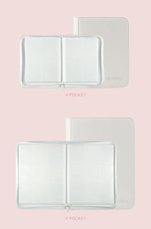 * PREORDER * Sanseking White on White Binder 9 pocket